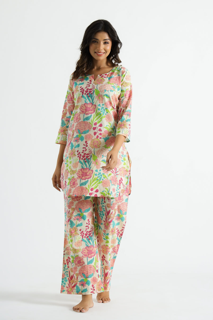 Loungewear Short Set - Viola Floral