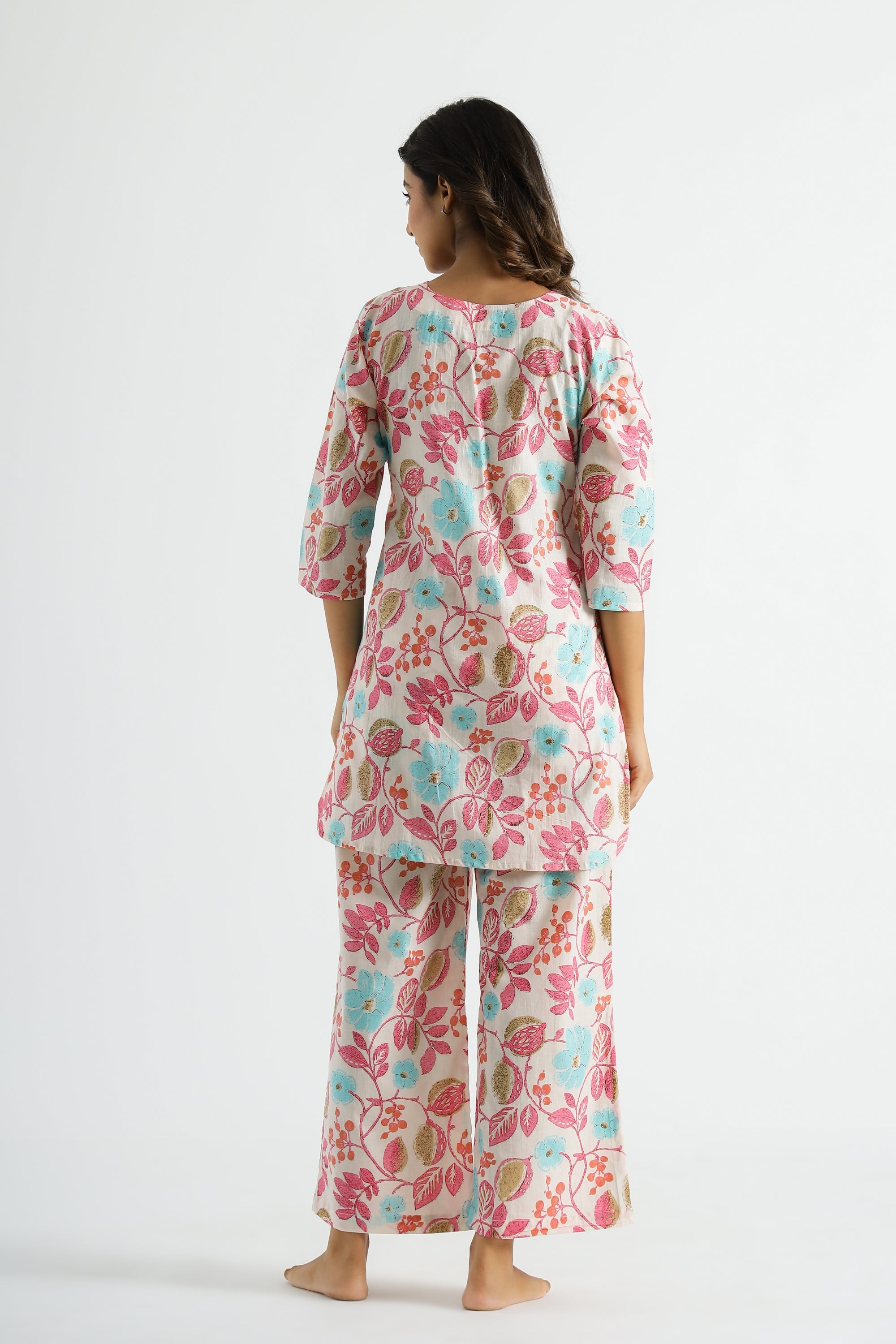 Ladies pure cotton discount pyjamas