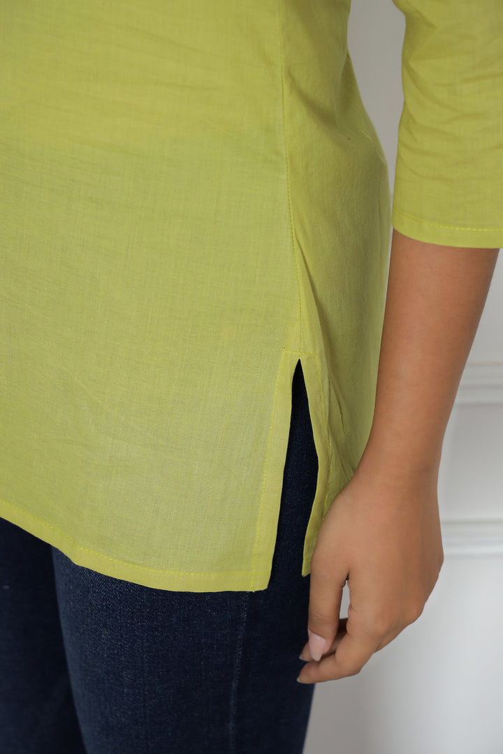 Green Everyday Cotton Top