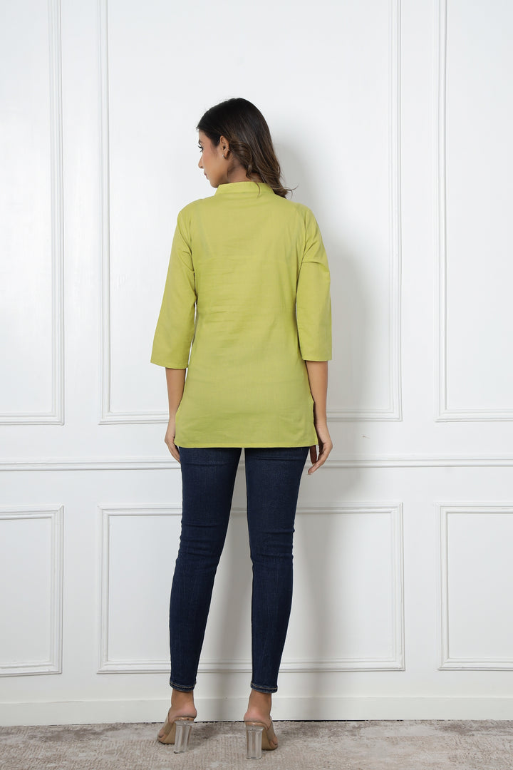 Green Everyday Cotton Top