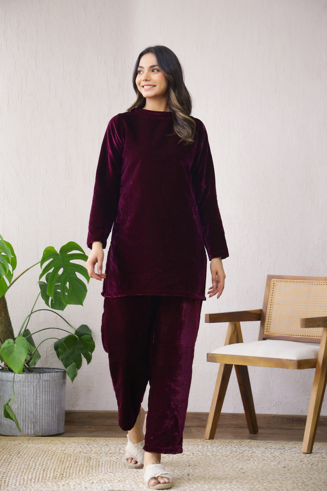 Winter Velvet Loungewear Sets – House of Attire Private Limited