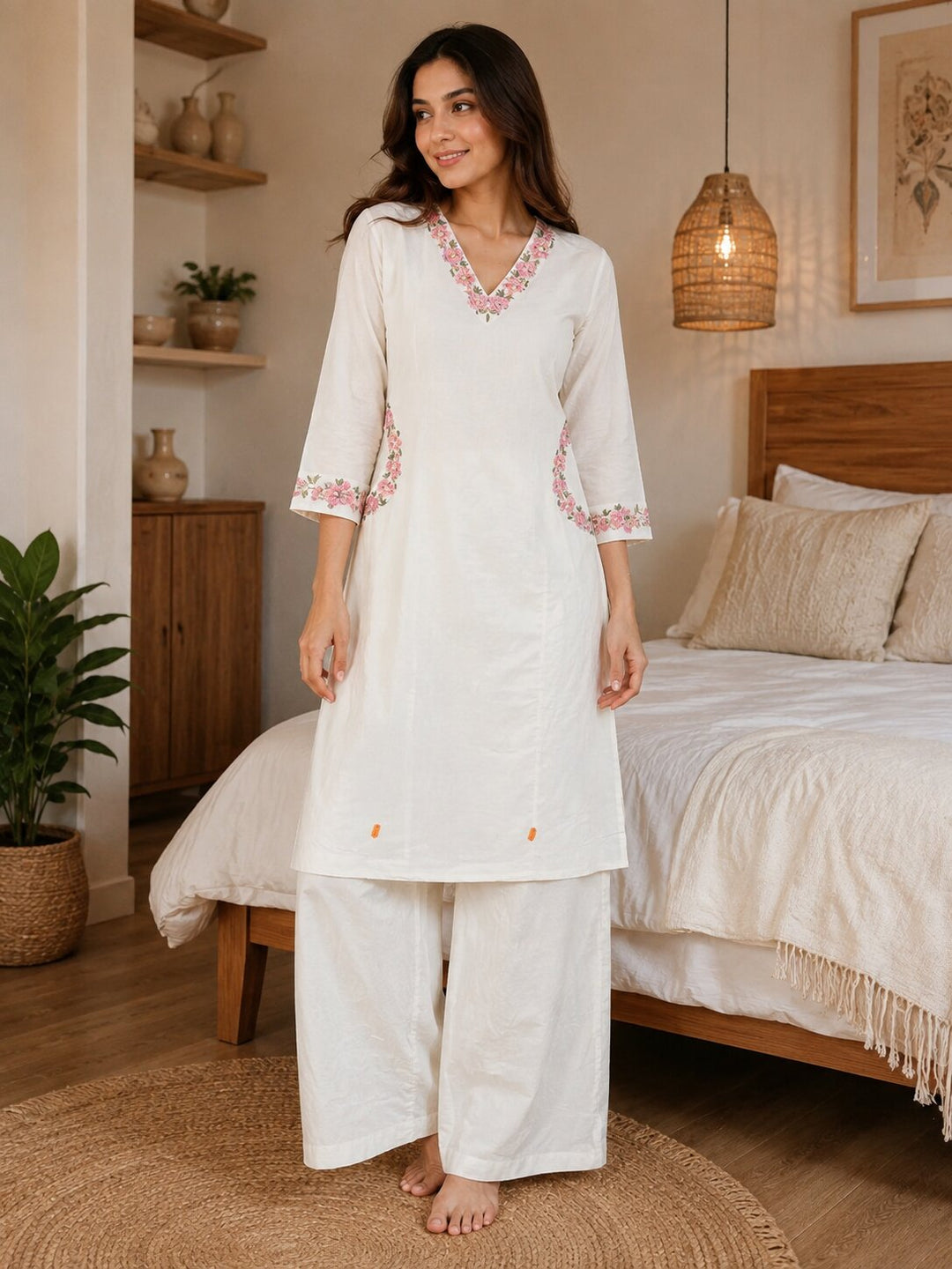 Gulora Cotton Kurta Set