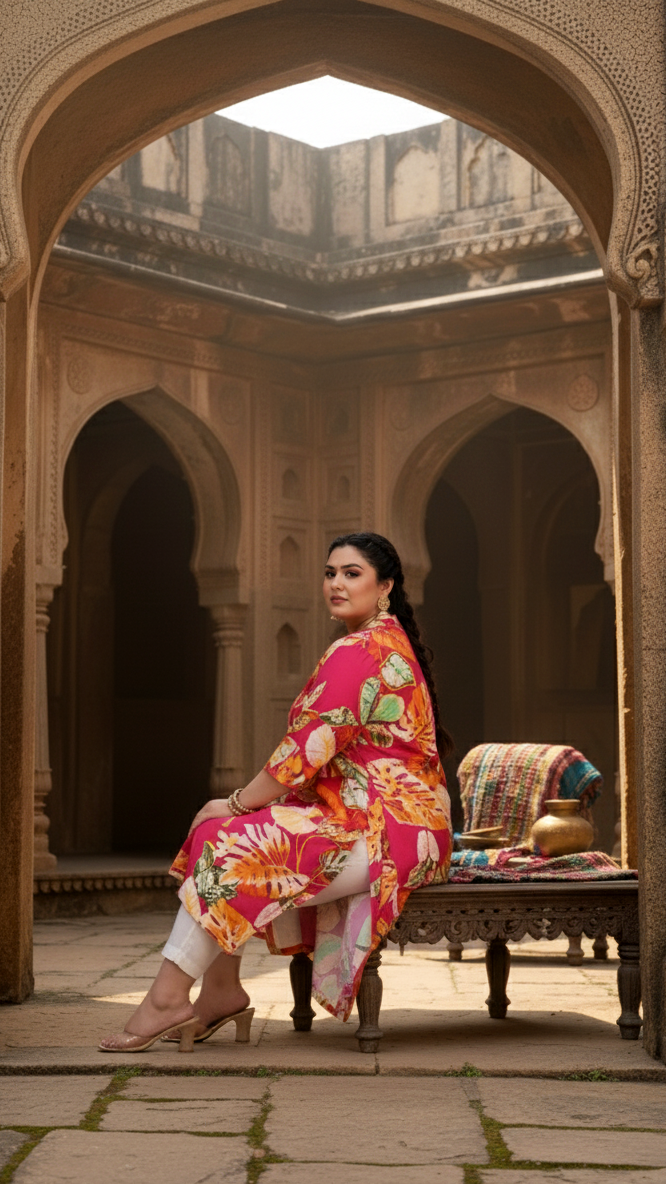 Stylish Statement Plus Size Kurta