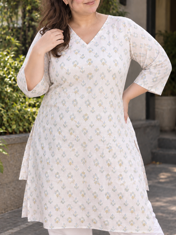Zari Buti Kurti