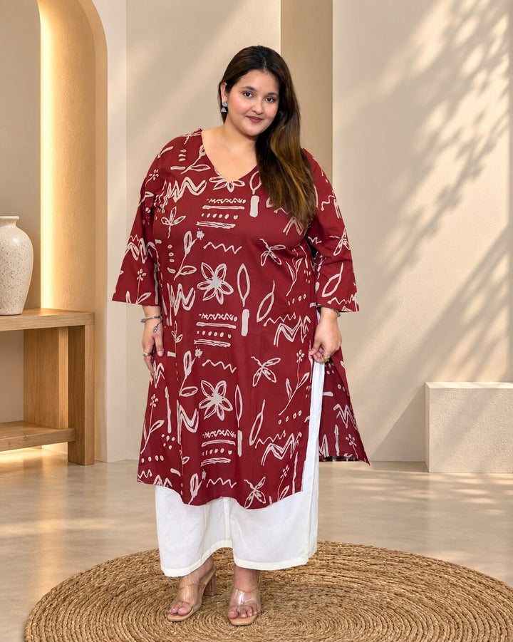 Kalamkari Rekha Kurti