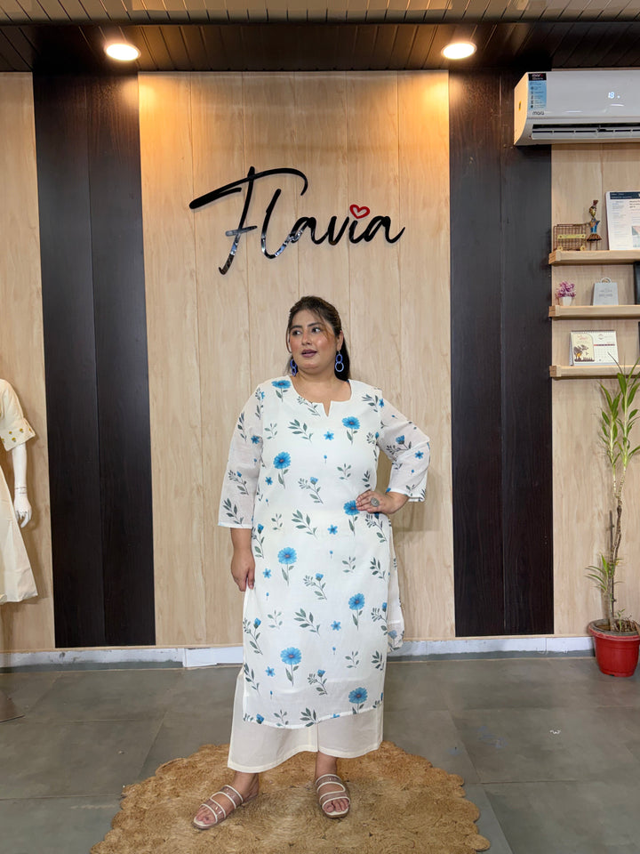 Elara Bloom Kurta Pant Set