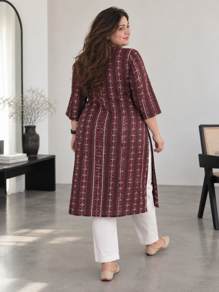 Rekha Ikat Kurti