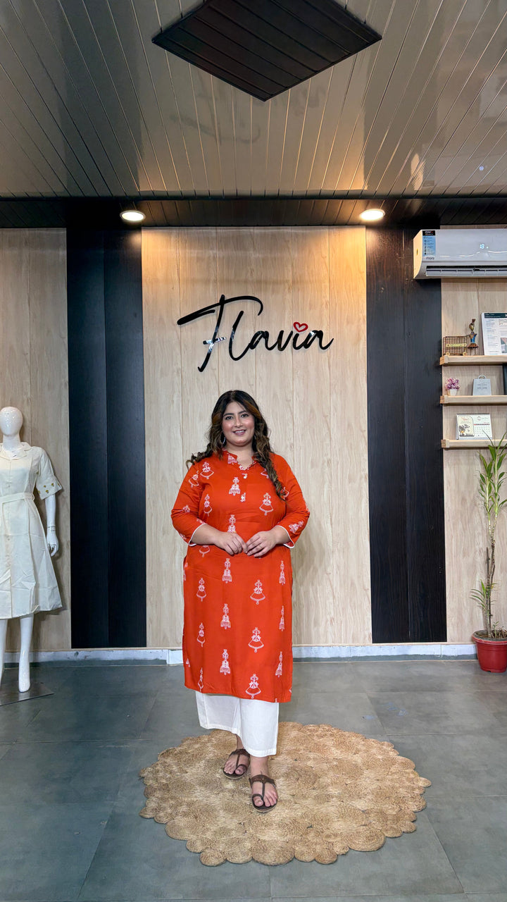 Rangrekha Printed Kurti