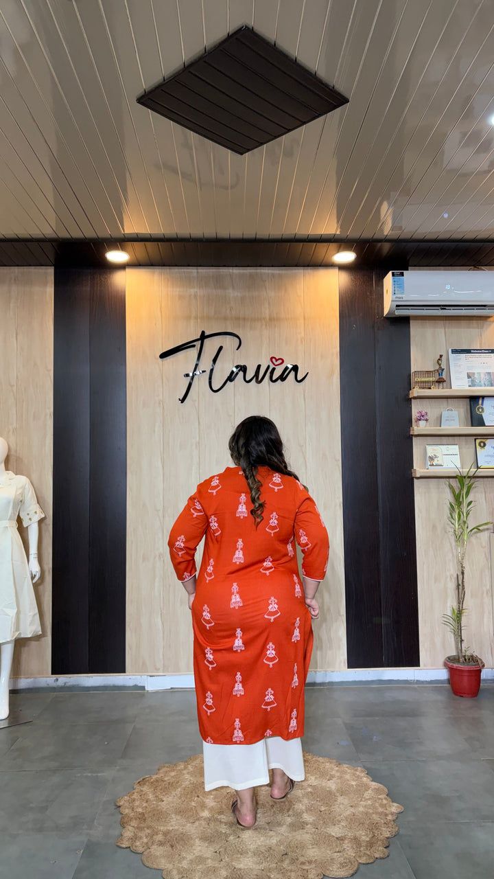 Rangrekha Printed Kurti