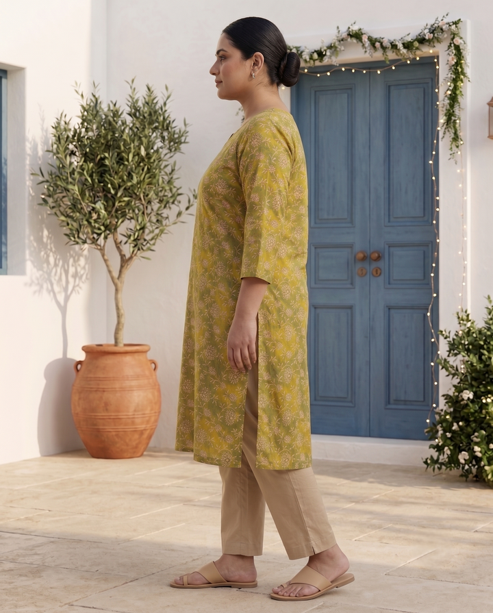 Zaitoon Vine Kurti