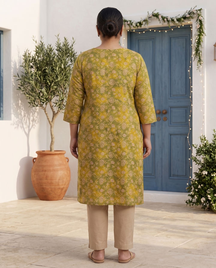 Zaitoon Vine Kurti
