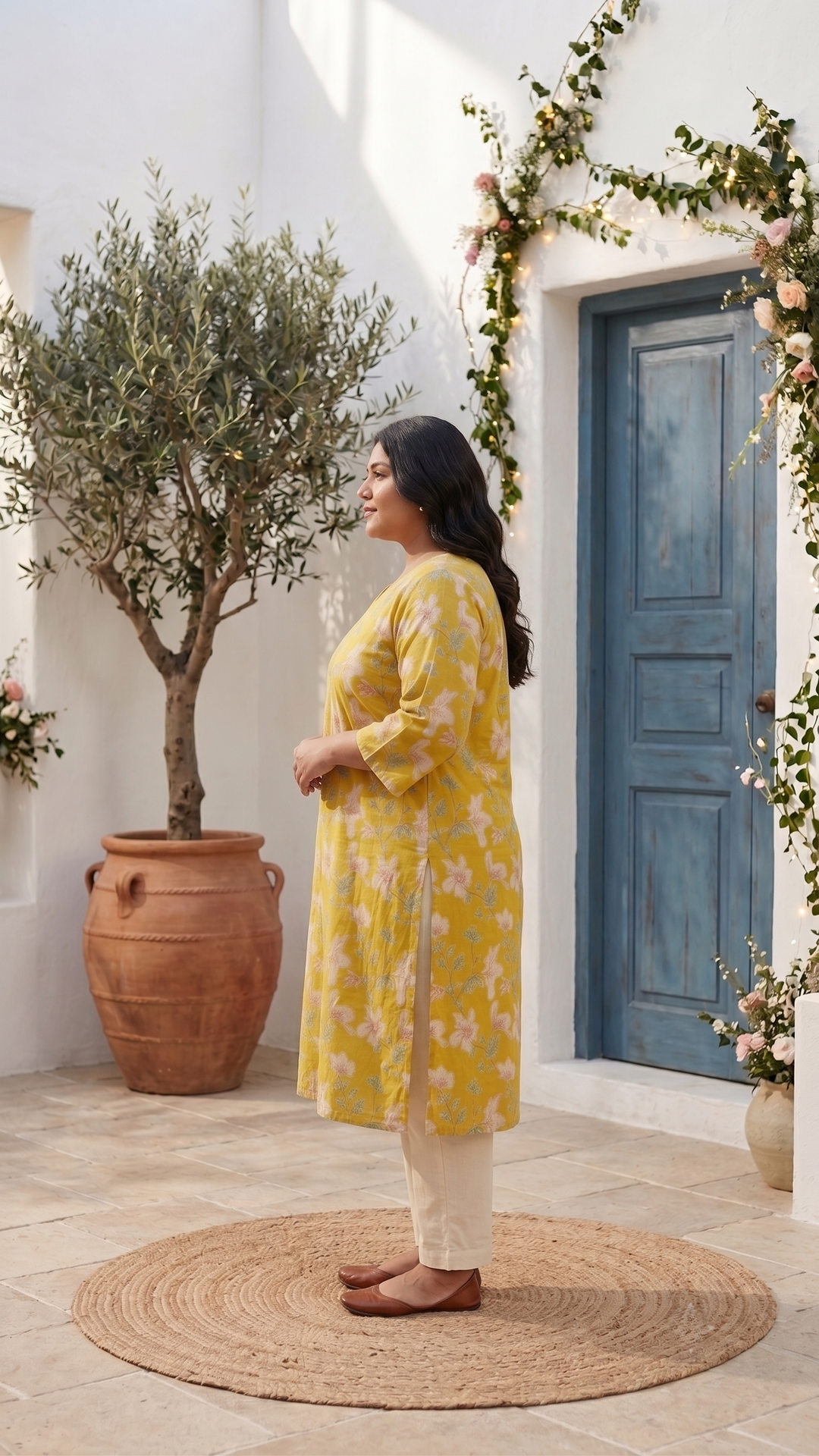 Champa Magnolia Kurti