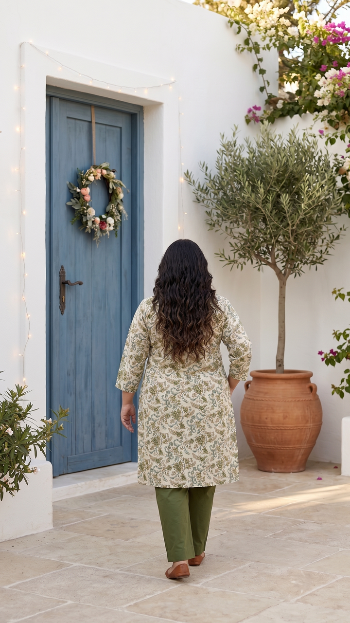 Harit Floral Kurti