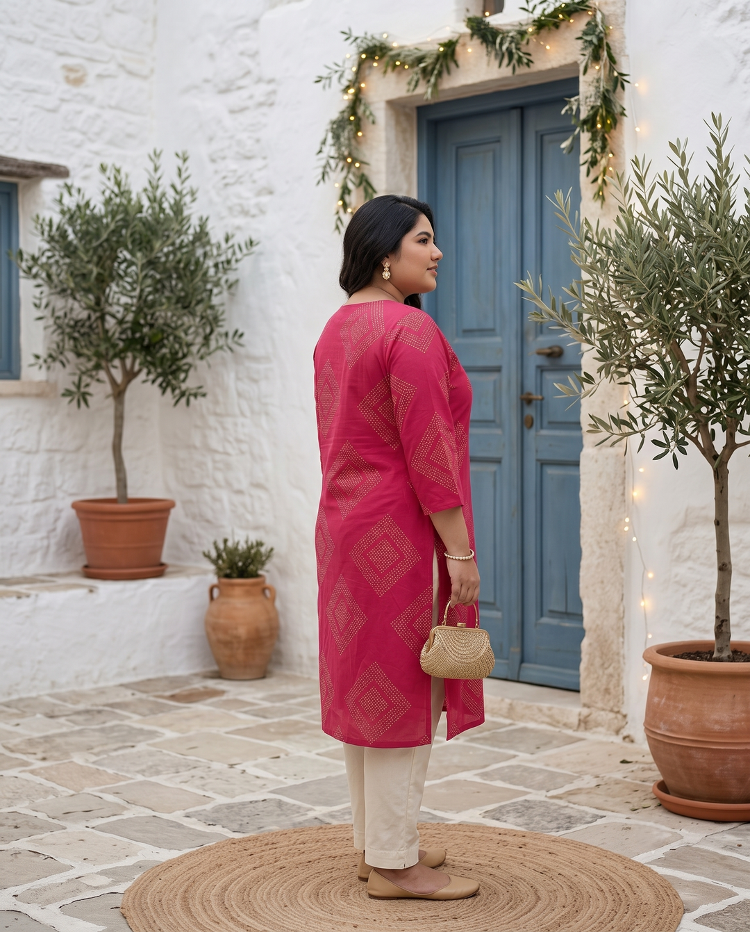 Gulnar Bandhani Kurti