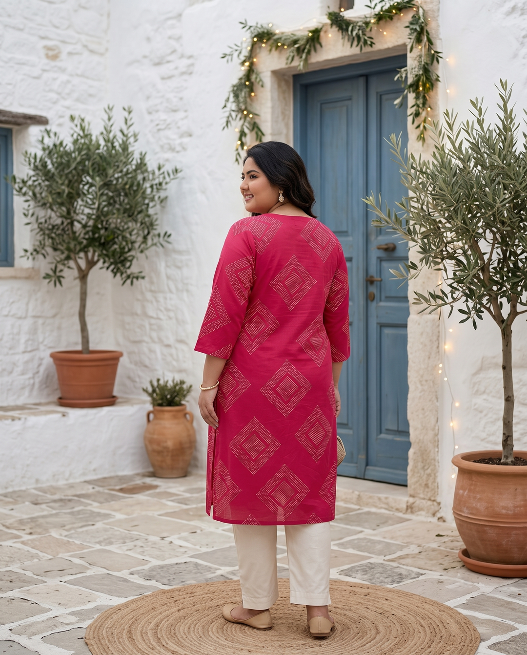 Gulnar Bandhani Kurti