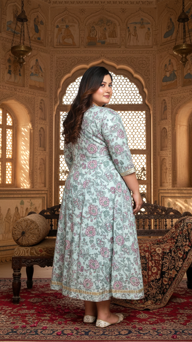 Royal Charm Plus Size Party Wear Gown