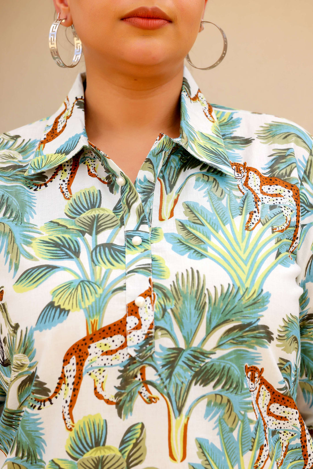 Jungle Safari Plus Size Kurti – Exotic, Chic & Effortlessly Stylish