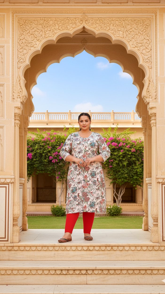 Celebration Wear Plus Size Kurta