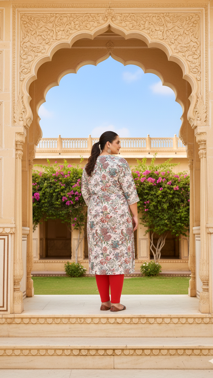 Celebration Wear Plus Size Kurta