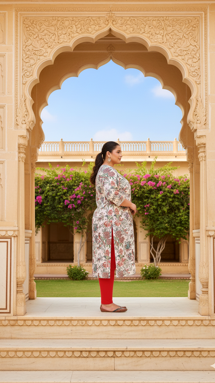 Celebration Wear Plus Size Kurta
