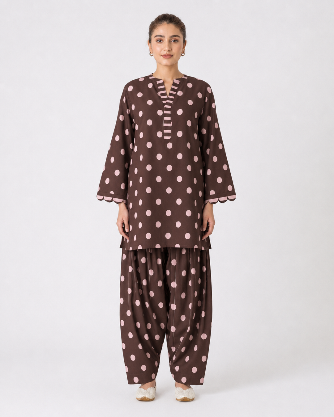 Cotton Cambric Farshi Salwar Co-ord Set