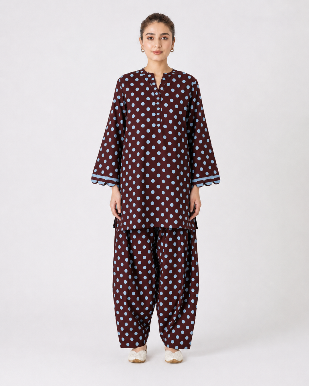 Cotton Cambric Farshi Salwar Co-ord Set