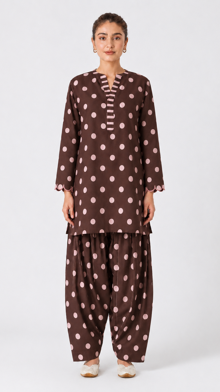 Saanvi Farsi Salwar Co Ord Set