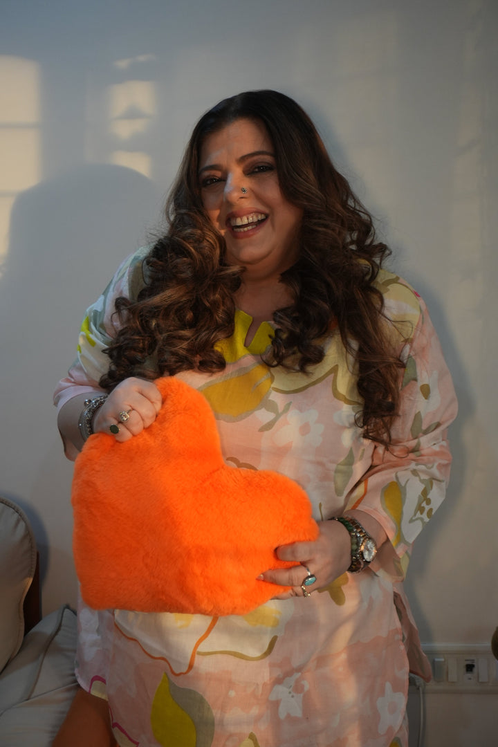 Pink Contemporary Printed Two-Piece Lounge Set