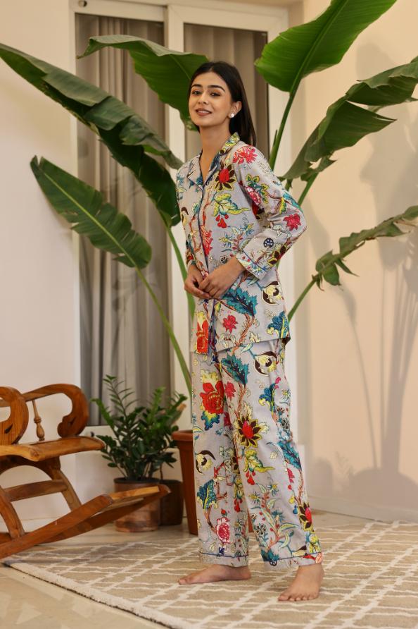 Cotton Printed Night Suit