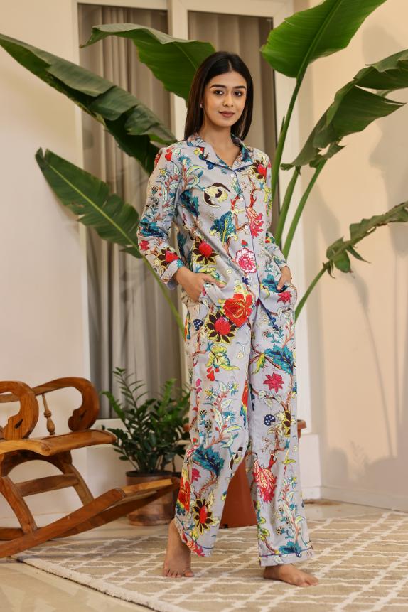 Cotton Printed Night Suit