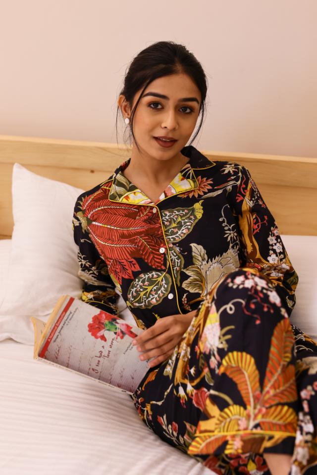 Cotton Printed Night Suit