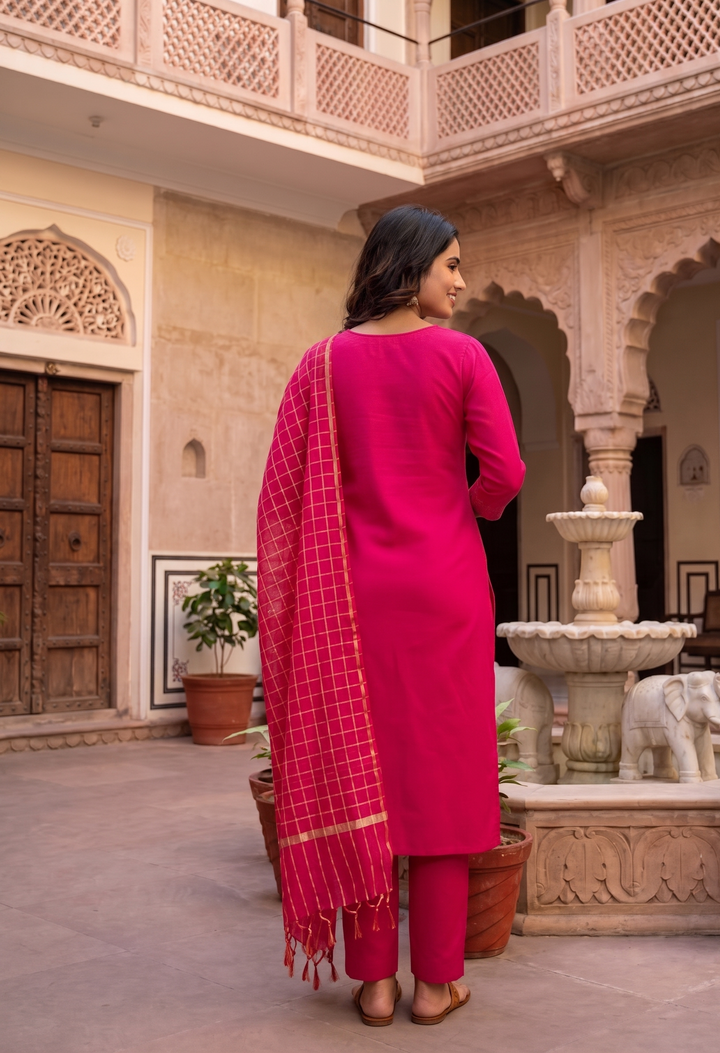Sitara Pink Classic Cotton Set