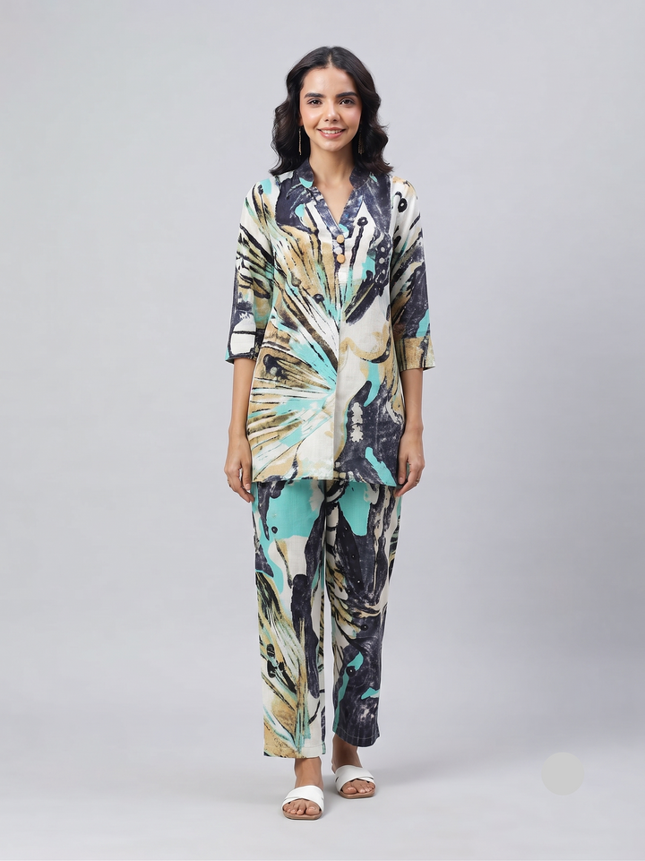 Cotton Printed Co-ord Set-61