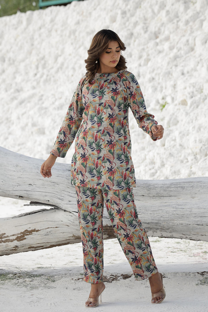 Elegant Pashmina Woolen Co-ord Set for Indian Women – Winter Collection