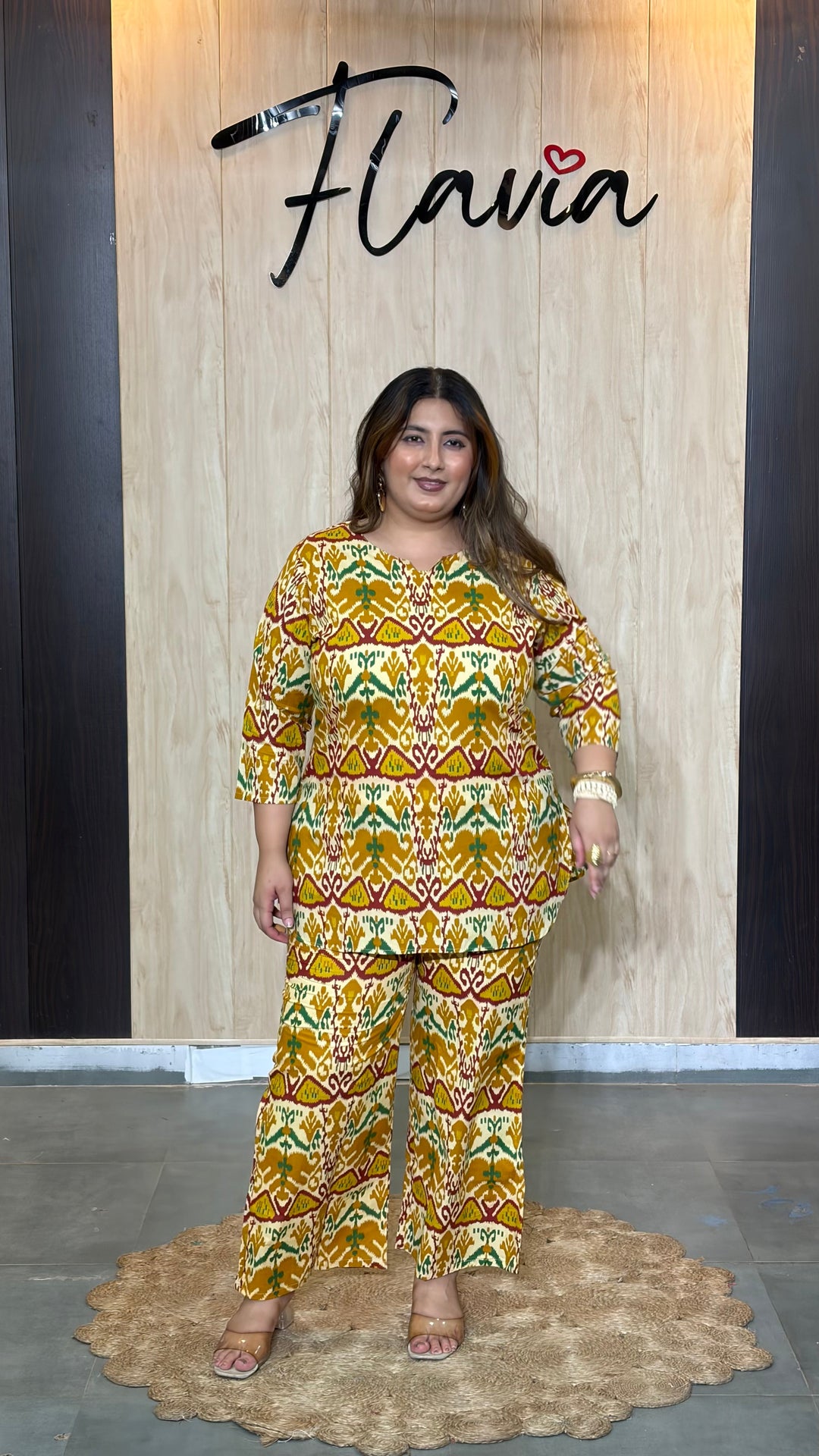 Trendy Plus Size Cotton Co-ord Set – Versatile Outfit for All Occasions