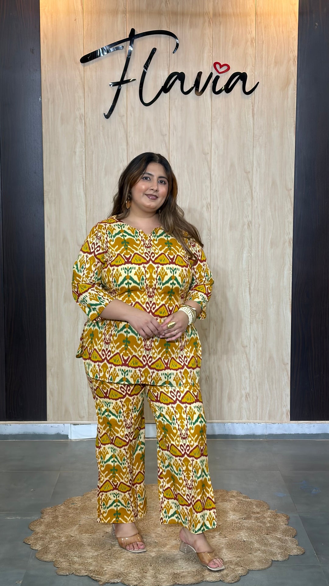 Trendy Plus Size Cotton Co-ord Set – Versatile Outfit for All Occasions