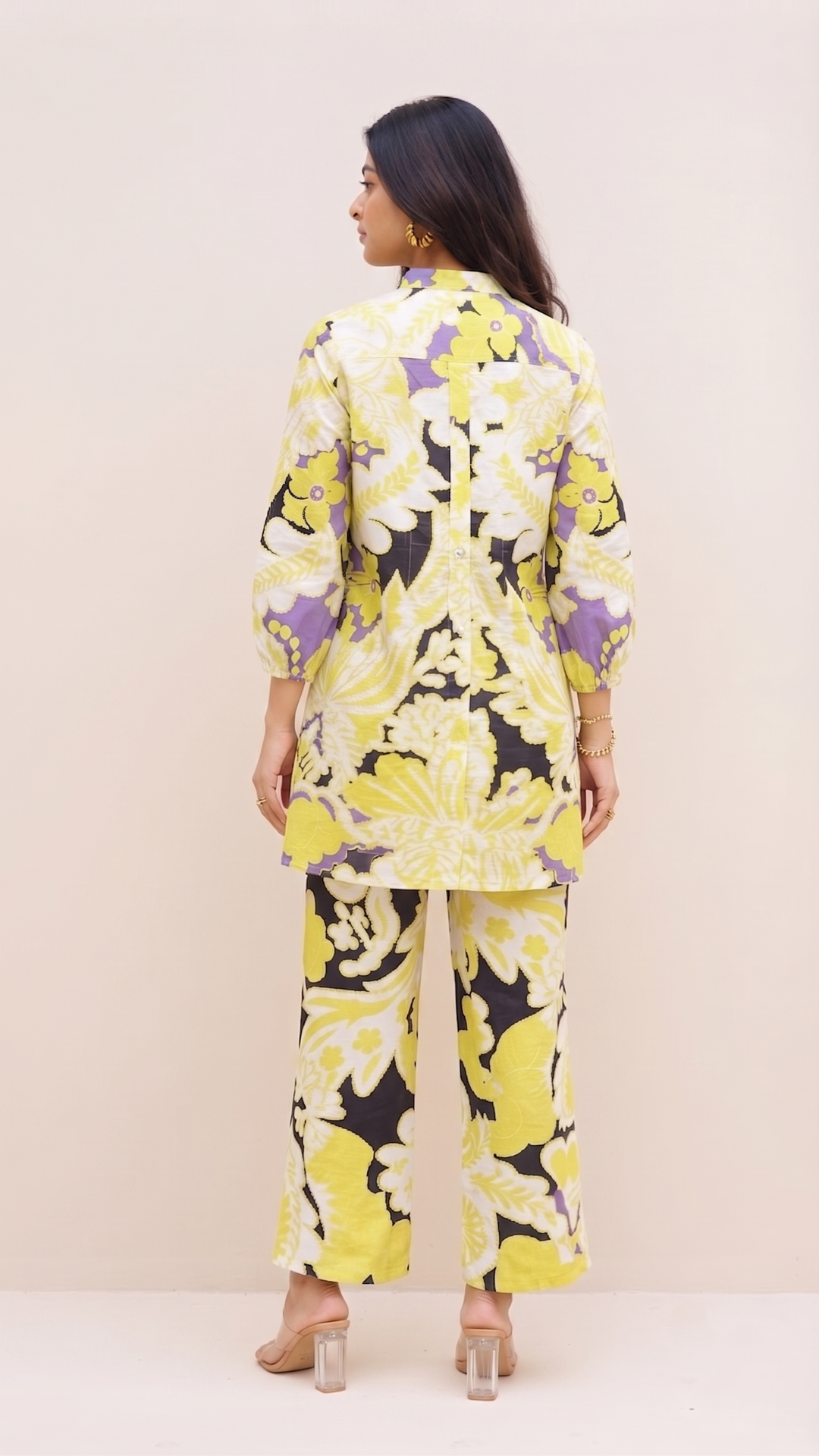 Lime & Lilac Bold Floral Co-ord Set