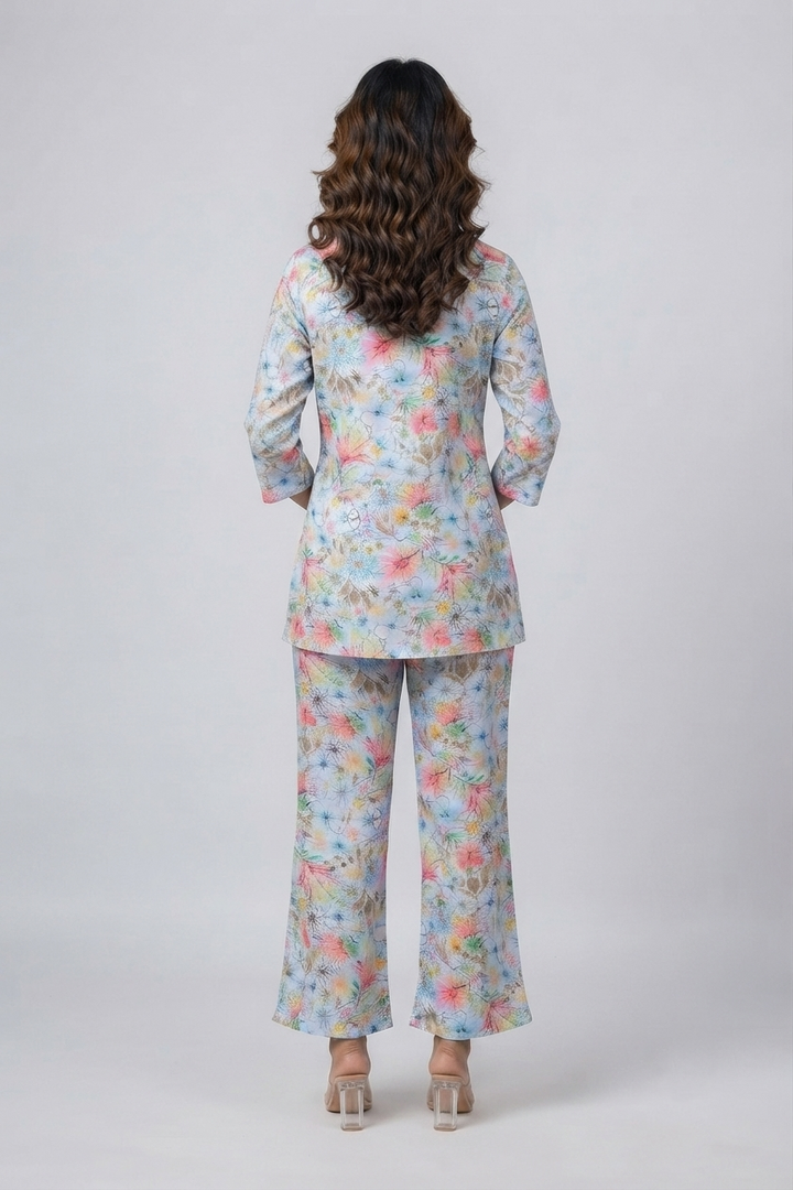 Floral Pajama Set - Soft & Stylish Nightwear for Women