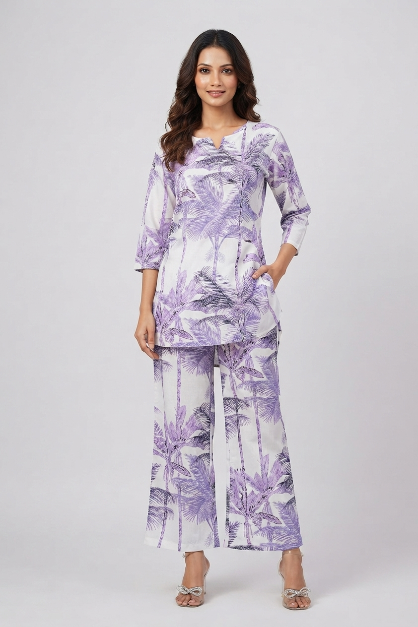 Cotton Printed Co-ord Set-98
