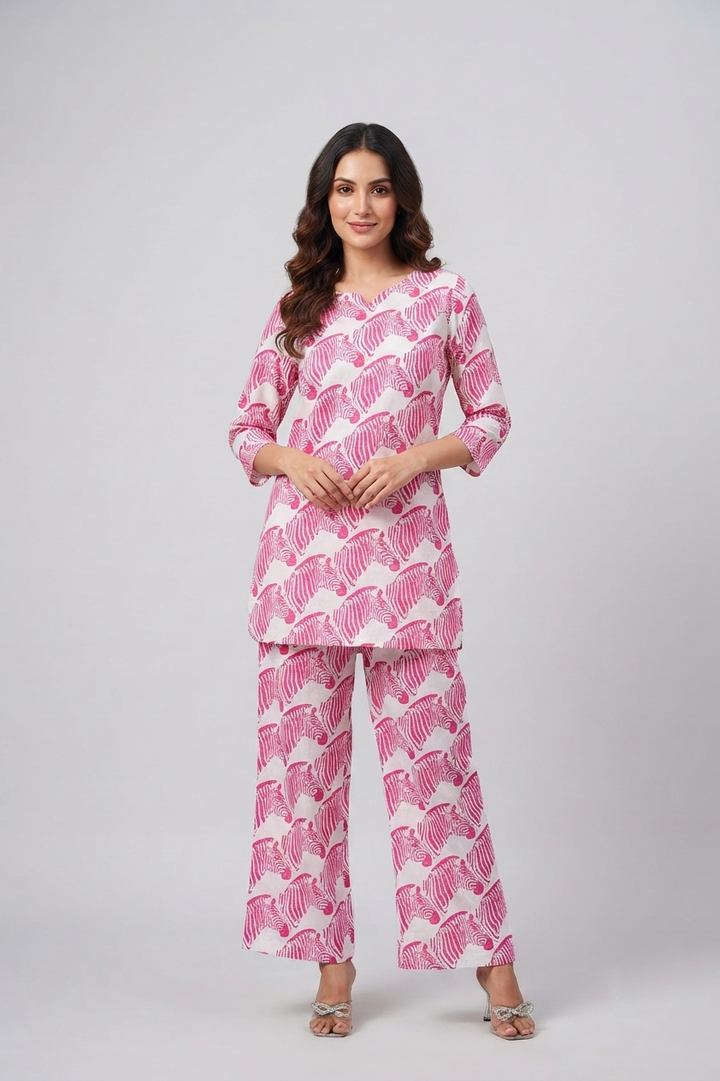 Cotton Printed Co-ord Set-96
