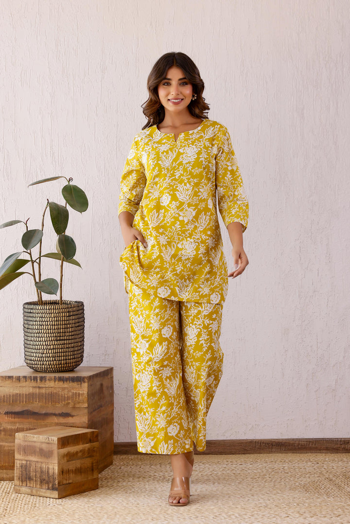 Cotton Printed Co-ord Set | Co-Ord Set | Shop stylish women's clothing online at Label Flavia |