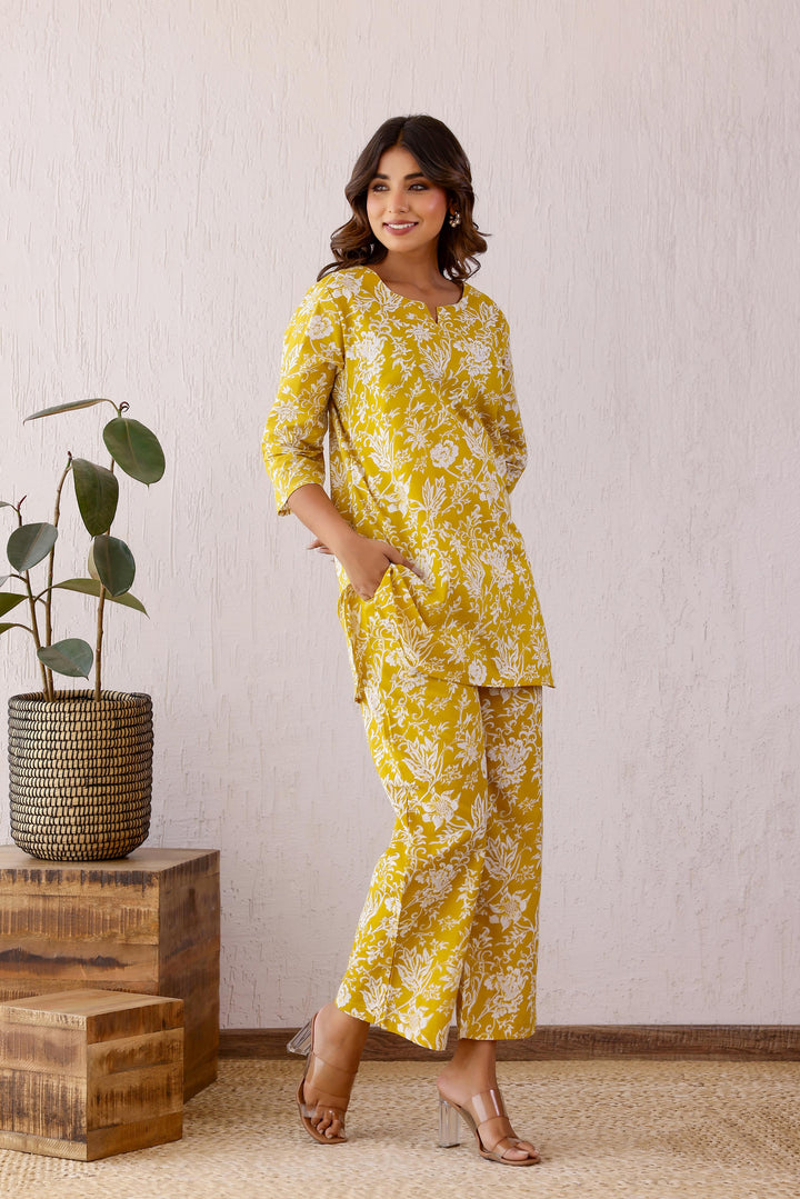 Cotton Printed Co-ord Set | Co-Ord Set | Shop stylish women's clothing online at Label Flavia |