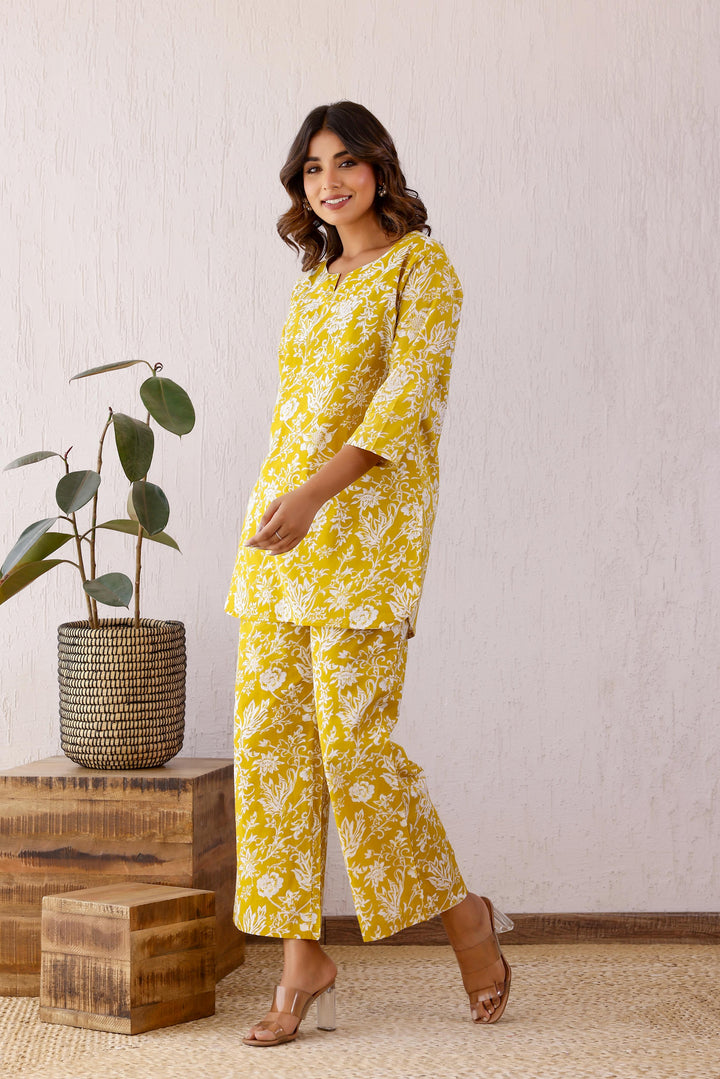Cotton Printed Co-ord Set | Co-Ord Set | Shop stylish women's clothing online at Label Flavia |