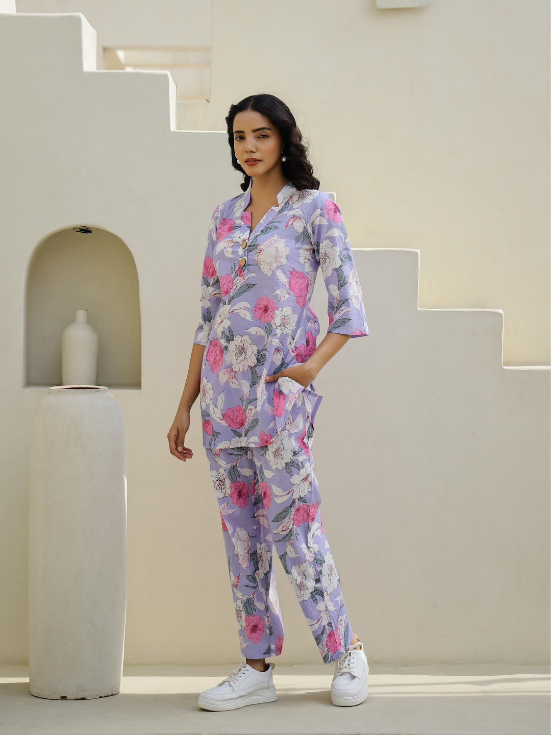 Cotton Printed Co-ord Set | Co-Ord Set | Shop stylish women's clothing online at Label Flavia |