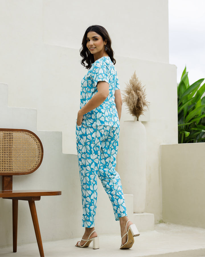 Cotton Printed Co-ord Set | Co-Ord Set | Shop stylish women's clothing online at Label Flavia |