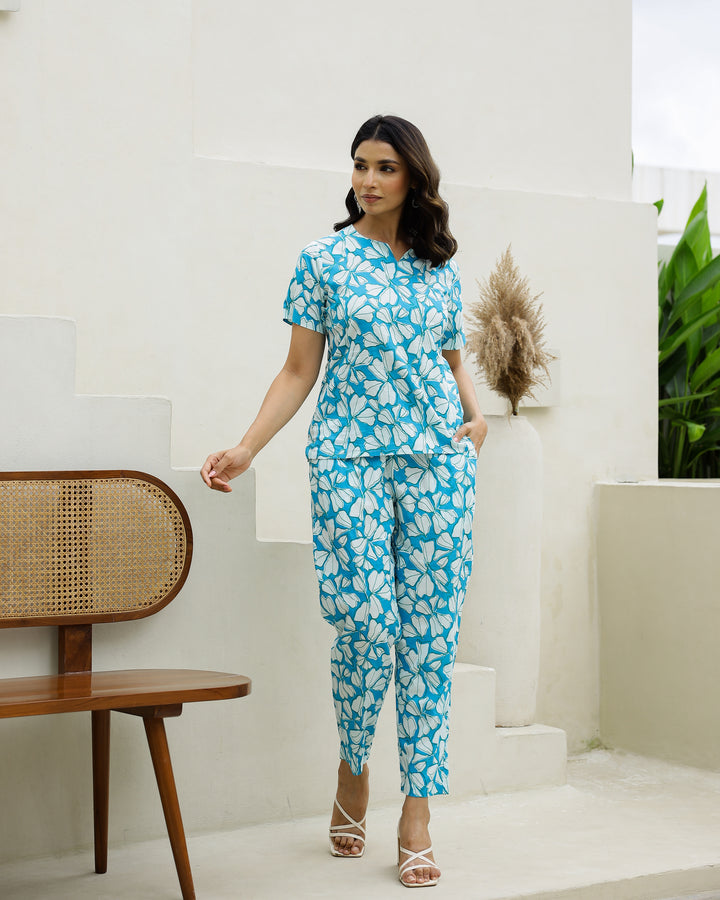 Cotton Printed Co-ord Set | Co-Ord Set | Shop stylish women's clothing online at Label Flavia |