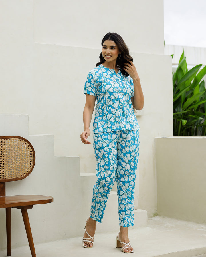 Cotton Printed Co-ord Set | Co-Ord Set | Shop stylish women's clothing online at Label Flavia |