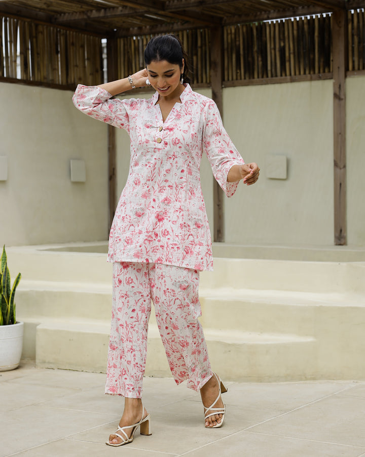 Cotton Printed Co-ord Set | Co-Ord Set | Shop stylish women's clothing online at Label Flavia |