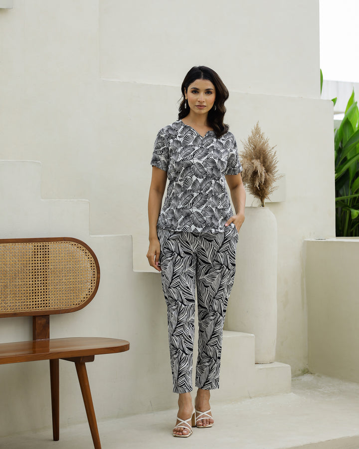 Cotton Printed Co-ord Set | Co-Ord Set | Shop stylish women's clothing online at Label Flavia |