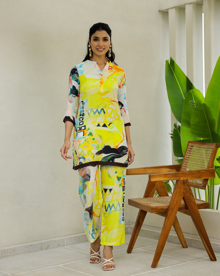 Muslin Printed Co-ord Set | Co-Ord Set | Shop stylish women's clothing online at Label Flavia |